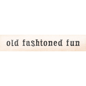 Old Fashioned Summer word art fun