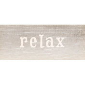 Old Fashioned Summer word art relax