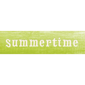 Old Fashioned Summer word art summertime