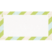 Old Fashioned Summer Extra label green light blue
