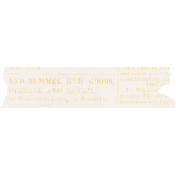 Old Fashioned Summer Extra washi tape newsprint