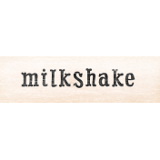 Old Fashioned Summer Mini word art milkshake