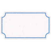 Provincial Seascape label blue
