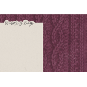 Wildwood Thicket Autumn Days 4x6 Journal Card