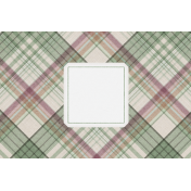 Wildwood Thicket Plaid 4x6 Journal Card