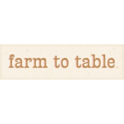 Charlotte's Farm Element word art farmhouse