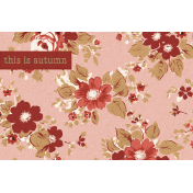 Charlotte's Farm Autumn 4x6 Journal Card