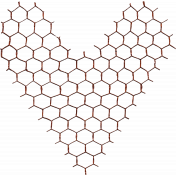 Charlotte's Farm Mini chicken wire heart