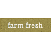 Charlotte's Farm Mini word art farm fresh