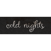 Lakeside Autumn Cold Nights Word Art Snippet 