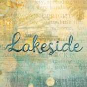 Lakeside Autumn Journal Card lakeside 4x4