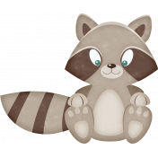 Celebrate Autumn mini racoon