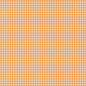 Soup's On Orange Gingham Paper