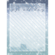 Snowed In Mini Pjs All Day Journal Cards 3x4