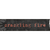 At The Hearth Crackling Fire Word Art