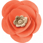 Feathers And Fur Element flower coral