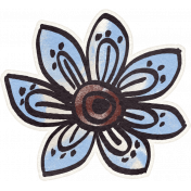 Fancy A Cup Sticker flower 2