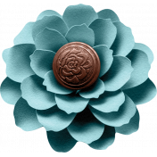 Good Old Days Teal Flower