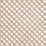 Simply Sweet Beige Gingham Paper