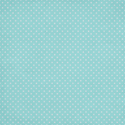 Simply Sweet Teal Polka Dots Paper