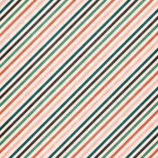 Spring Garden Striped Paper