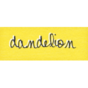 Dandy Dandelions Element word art dandelion
