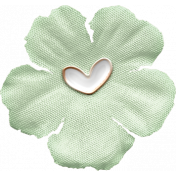 Dandy Dandelions Mint Green Flower