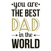 Father's Day Hipster Style Word Art 2