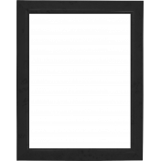My Life Palette- 3x4 Black Burlwood Frame