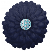 My Life Palette- Flower (Navy Fabric)