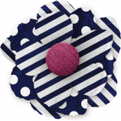 My Life Palette- Paper Flower (Navy Stripe)