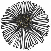 My Life Palette- Flower Doodle (White Aster)