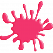 Pop Art_Hot Pink Paint Splat