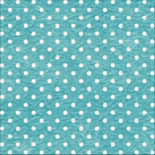 Love My Doggie_Aqua Polka Dot Paper