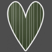 Thankful_Evergreen Striped Heart Tiny Trinket