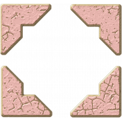 Yesterday_Pink Chipboard Photo Corners