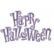 Happy Halloween Splattered Word Art with Border_Boo 2022