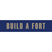 Backyard Build A Fort Word Art