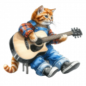 Cat Guitar 2