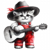 Cat Guitar 3
