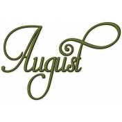 Project Life- August Word Art 1