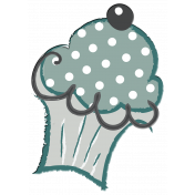 Cuppie Cake Cupcake Sticker