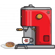 Coffee Machine and Donut Element