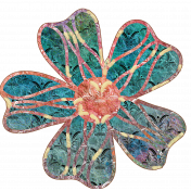 Drawing Closer Stylized Flower Element