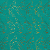 Christmastide Flourish and Gold Paper