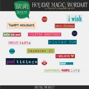 Holiday Magic: Wordart