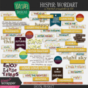 Hesper: Wordart