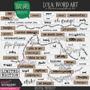 Lola Kit: Word Art