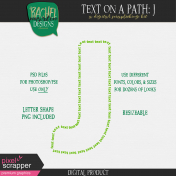 Text on a Path: Alphabet 01: J