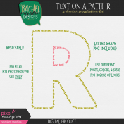 Text on a Path: Alphabet 01: R